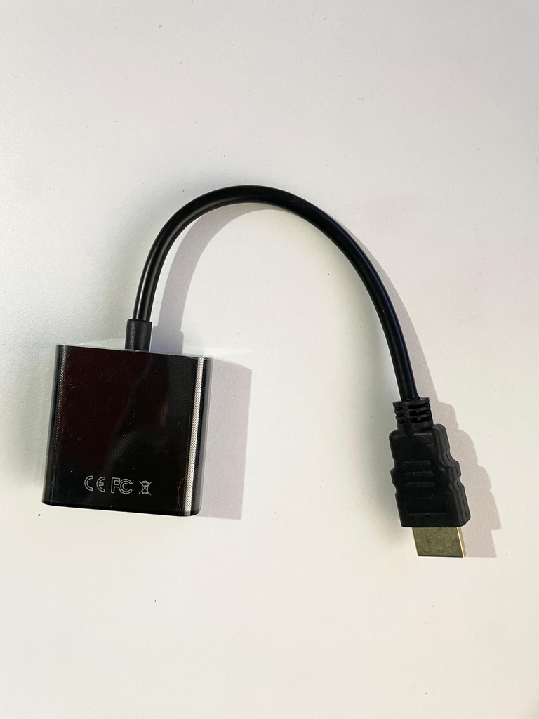 Adaptador HDMI HD 1080P a VGA Con Audio