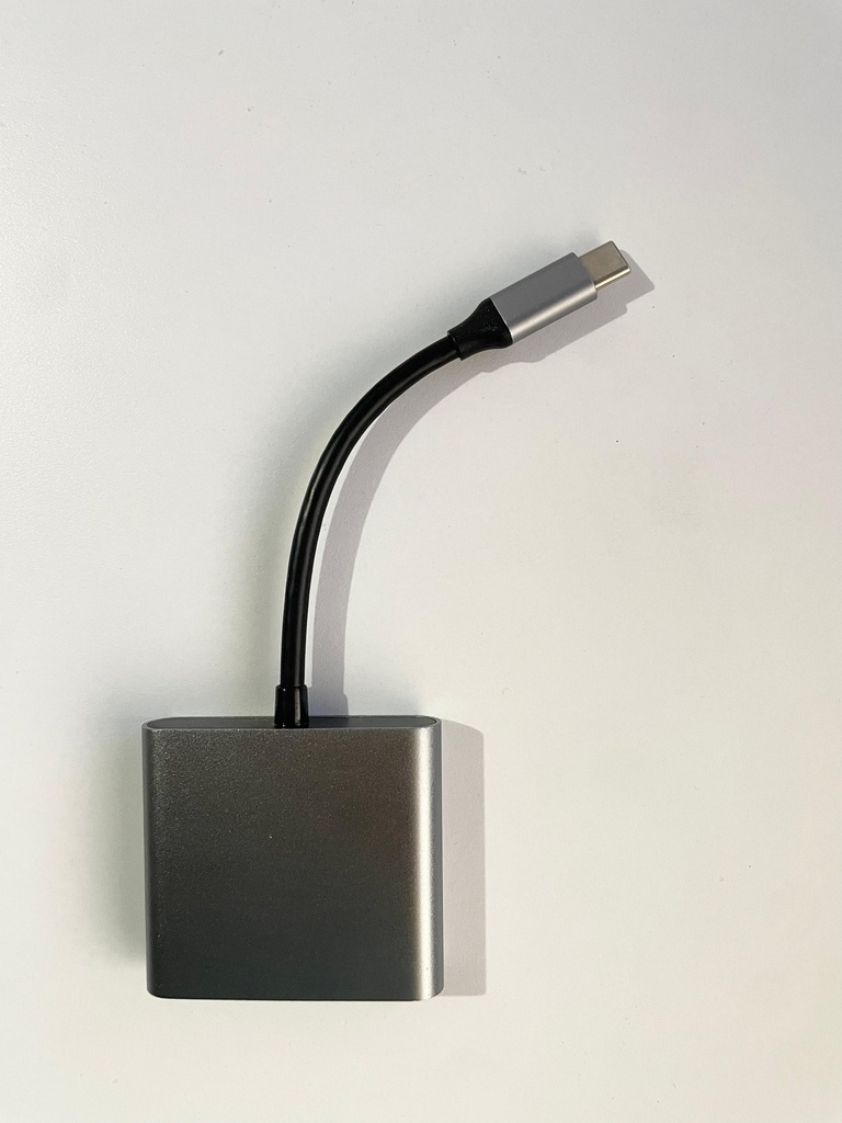 Adaptador 3 en 1 Tipo C a Hdmi-C-Usb