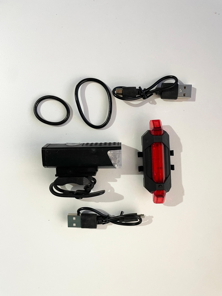 Juego de Luces para Bicicleta Recargable